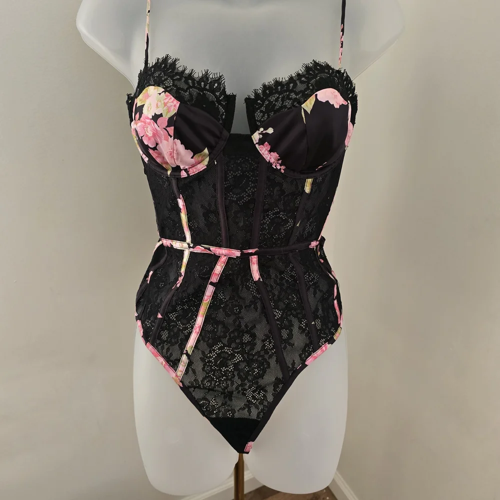 FOR LOVE & LEMONS x Victorias Secret Melrose Bodysuit w/Matching Skirt - Picture 6 of 13
